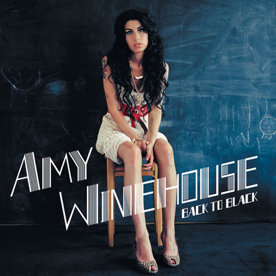 The cover of Back to Black by Amy Winehouse