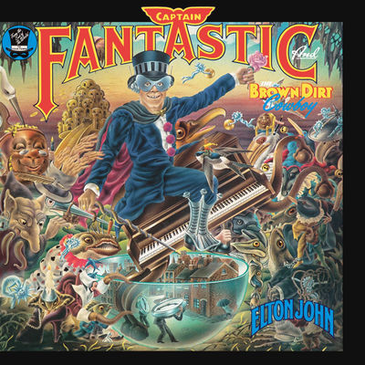The cover of Captain Fantastic and the Brown Dirt Cowboy by Elton John