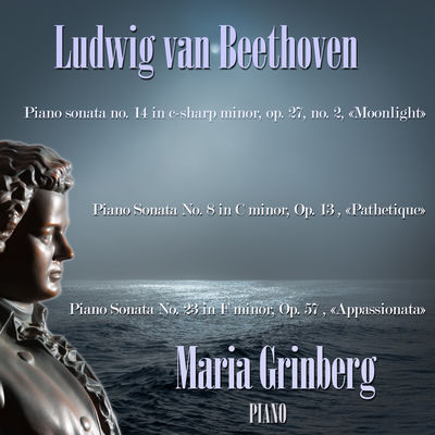 The cover of Piano Sonata in C sharp minor, op. 27, no. 2, “Moonlight” by Ludwig van Beethoven