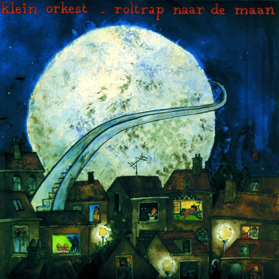 The cover of Roltrap naar de maan by Klein Orkest