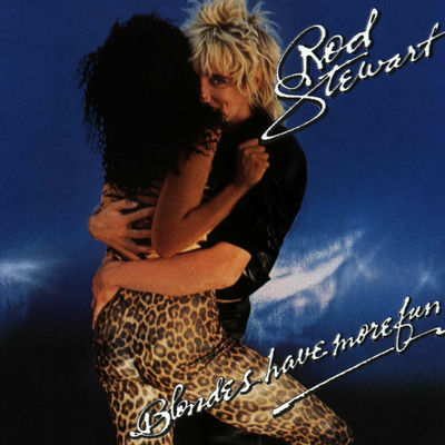 The cover of Blondes Have More Fun by Rod Stewart