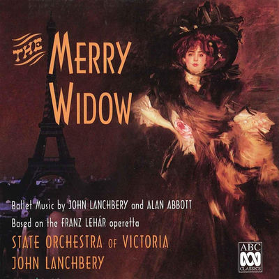 The cover of The Merry Widow by Franz Lehár