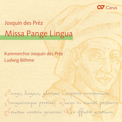 The cover of Missa Pange lingua by Josquin des Prez