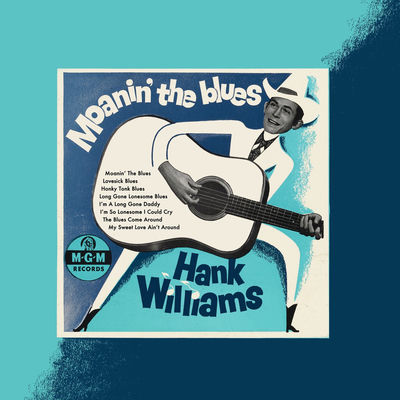 The cover of Moanin' the Blues by Hank Williams