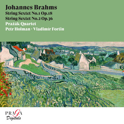 The cover of String Sextets nos. 1 & 2 by Johannes Brahms