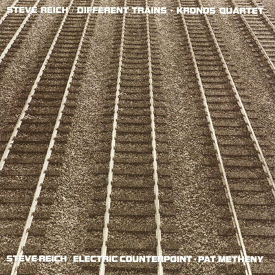 The cover of Different Trains by Steve Reich
