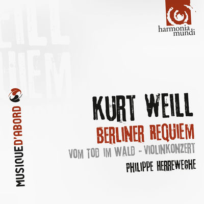 The cover of Das Berliner Requiem by Kurt Weill