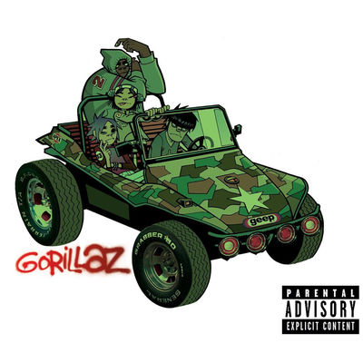The cover of Gorillaz by Gorillaz