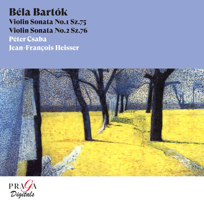 The cover of Violin Sonatas nos. 1 & 2 by Béla Bartók