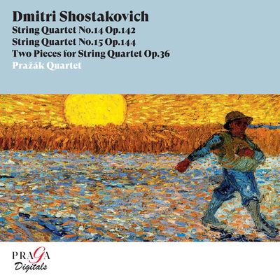 The cover of String Quartet no. 15 by Dmitri Shostakovich