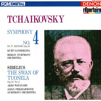 The cover of Symphony no. 4 by Pyotr Ilyich Tchaikovsky