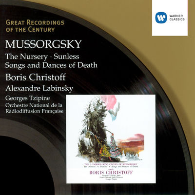 The cover of Mussorgsky: Songs by Boris Christoff