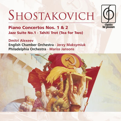 The cover of Piano Concerto no. 1 by Dmitri Shostakovich