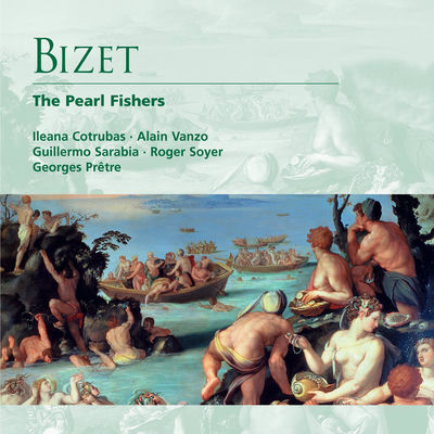 The cover of The Pearl Fishers by Georges Bizet