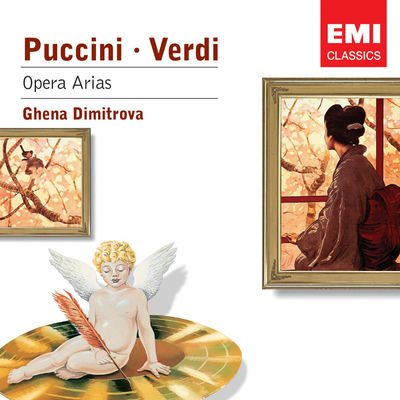 The cover of Puccini/Verdi Opera Arias by Ghena Dimitrova