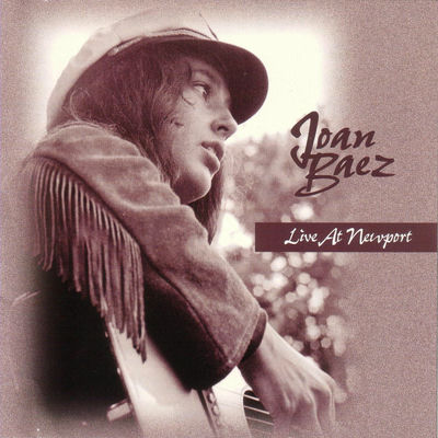 The cover of Live at Newport by Joan Baez