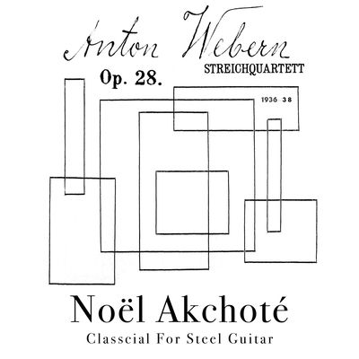 The cover of String Quartet, op. 28 by Anton Webern