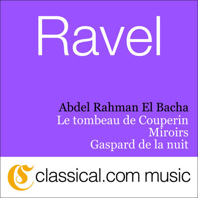 The cover of Miroirs by Maurice Ravel