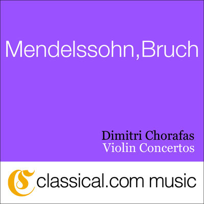 The cover of Violin Concerto in E minor by Felix Mendelssohn
