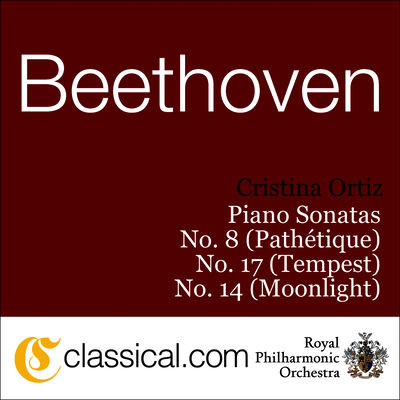 The cover of Piano Sonata in C minor, op. 13, “Pathétique” by Ludwig van Beethoven