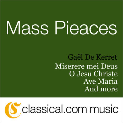 The cover of Miserere mei Deus by Gregorio Allegri