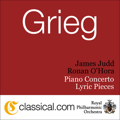 The cover of Piano Concerto by Edvard Grieg