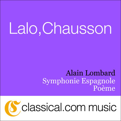 The cover of Symphonie espagnole by Edouard Lalo