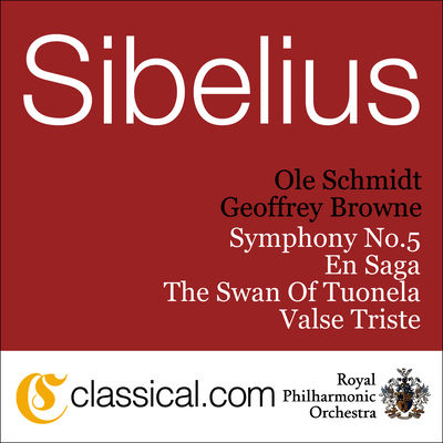 The cover of Symphony no. 5 by Jean Sibelius