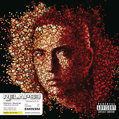 The cover of Relapse by Eminem
