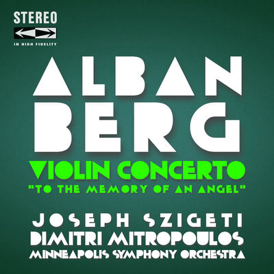 The cover of Violin Concerto by Alban Berg