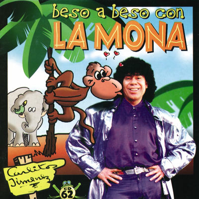 The cover of Beso a beso by La Mona Jiménez
