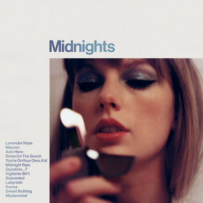The cover of Midnights by Taylor Swift