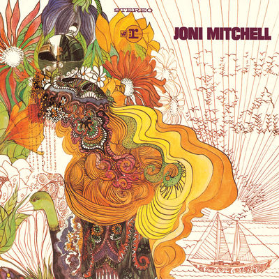 The cover of Song to a Seagull by Joni Mitchell