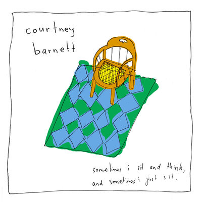 The cover of Sometimes I Sit and Think, and Sometimes I Just Sit by Courtney Barnett