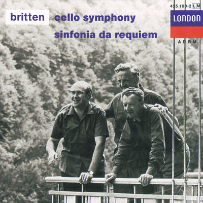 The cover of Sinfonia da requiem by Benjamin Britten