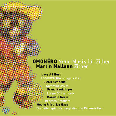 The cover of Omonéro: Neue Musik für Zither by Martin Mallaun