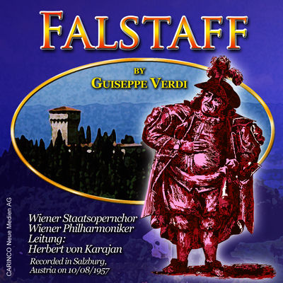 The cover of Falstaff by Giuseppe Verdi
