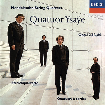 The cover of String Quartets nos. 1 & 2 by Felix Mendelssohn