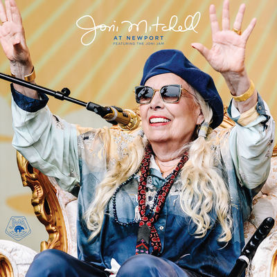 The cover of Joni Mitchell at Newport by Joni Mitchell