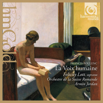 The cover of La voix humaine by Francis Poulenc