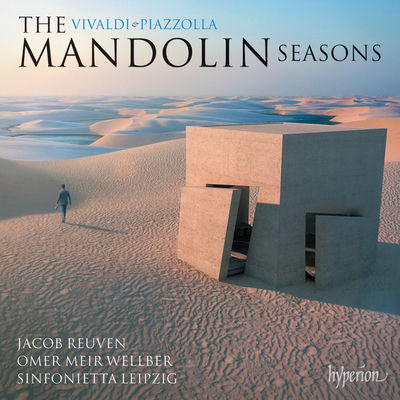 The cover of Vivaldi & Piazzolla: The Mandolin Seasons by Jacob Reuven