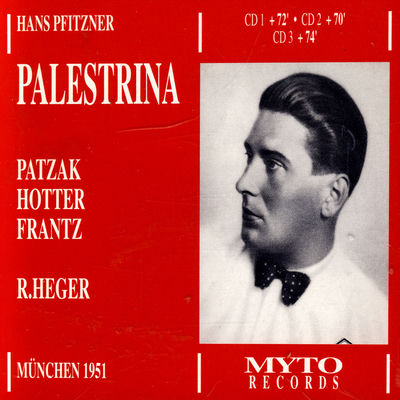 The cover of Palestrina by Hans Pfitzner