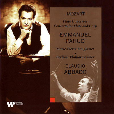 The cover of Mozart: Flute Concertos & Concerto for Flute and Harp by Emmanuel Pahud
