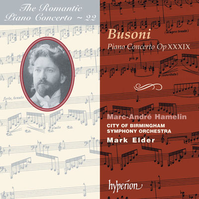 The cover of Piano Concerto by Ferruccio Busoni