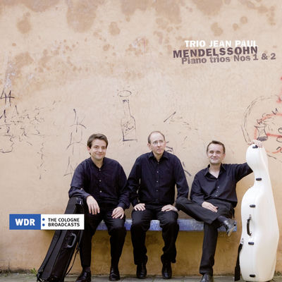 The cover of Piano Trios nos. 1 & 2 by Felix Mendelssohn