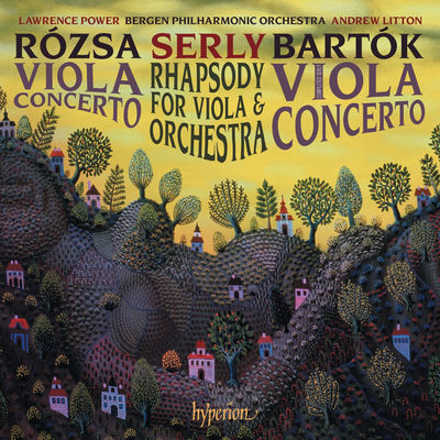 The cover of Viola Concerto by Béla Bartók