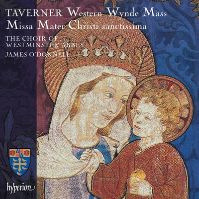 The cover of The Western Wynde Mass by John Taverner