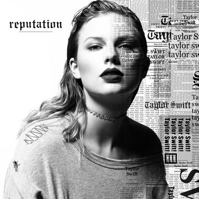 The cover of reputation by Taylor Swift