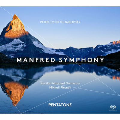 The cover of Manfred Symphony by Pyotr Ilyich Tchaikovsky