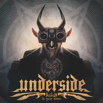 The cover of Satan in Your Stereo by Underside